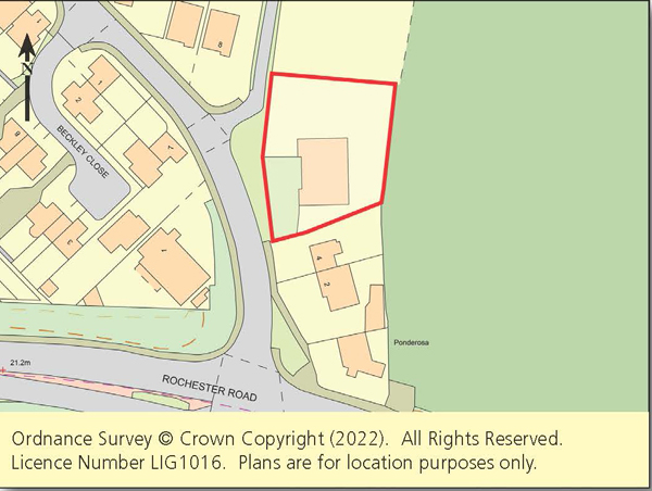 Lot: 64 - FORMER SCOUT BUILDING WITH PLANNING FOR TWO, FOUR-BEDROOM BUNGALOWS - 